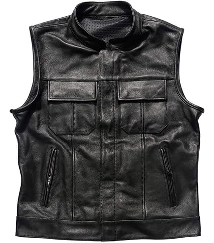 Amazon | Hot Leathers レザーシャツ ブラック メンズ XX-Large